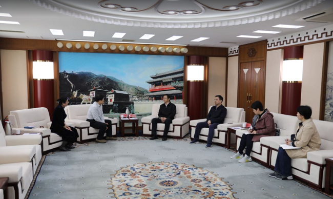 区领导与北京星空电子医疗科技股份有限公司座谈交流